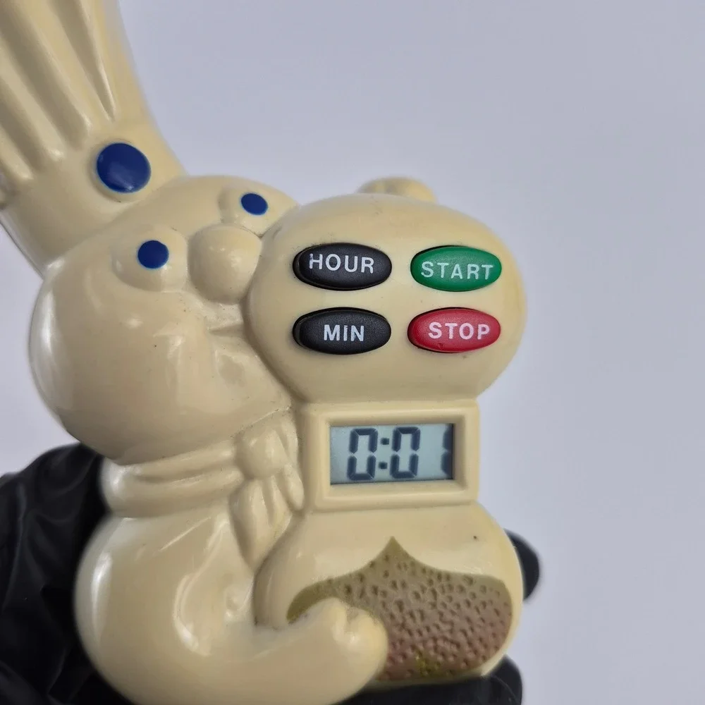 Vintage 1992 Pillsbury Doughboy Magnetic Kitchen Timer Poppin Fresh Collectible